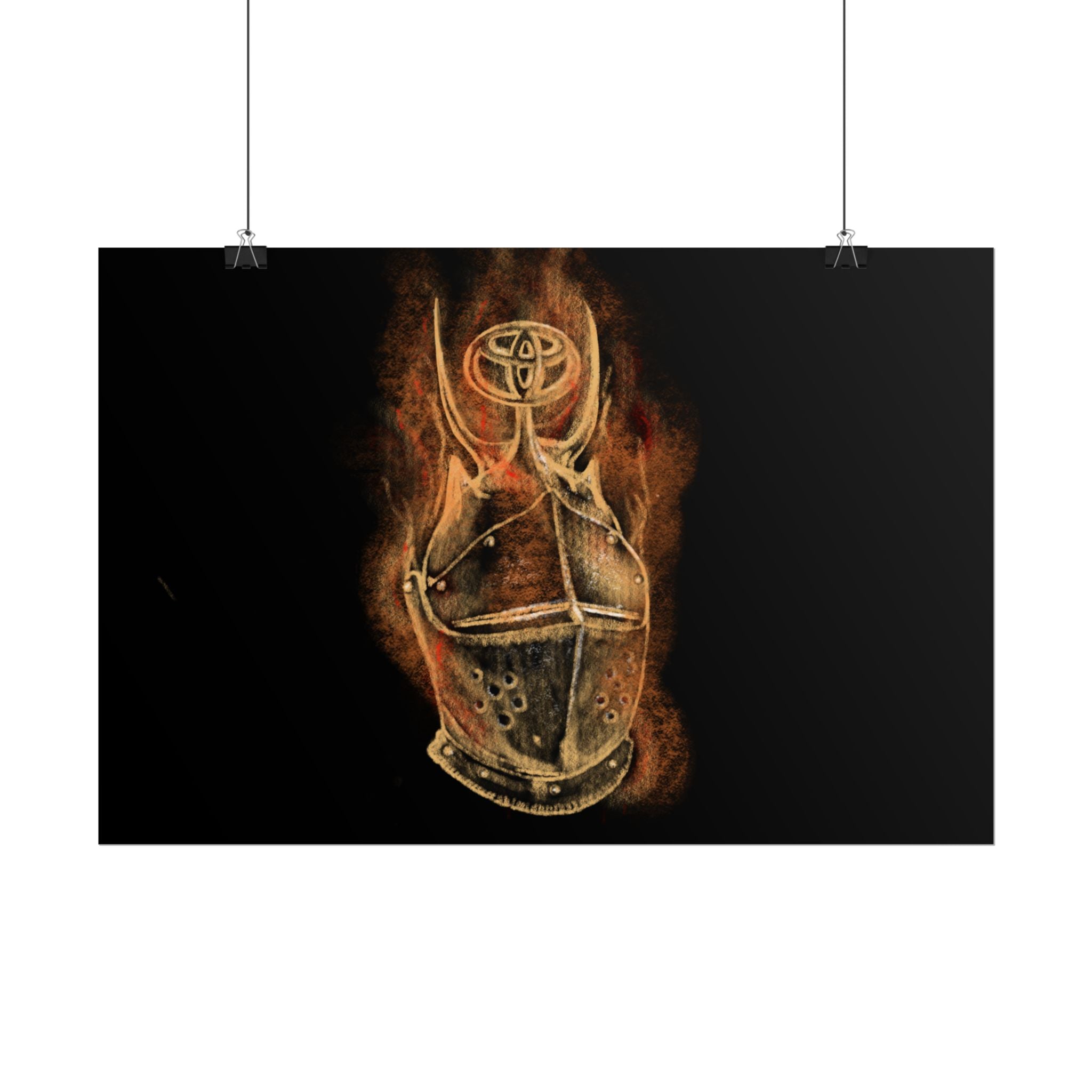 Car Dealership Gaurdian — Medieval Armor Wall Art