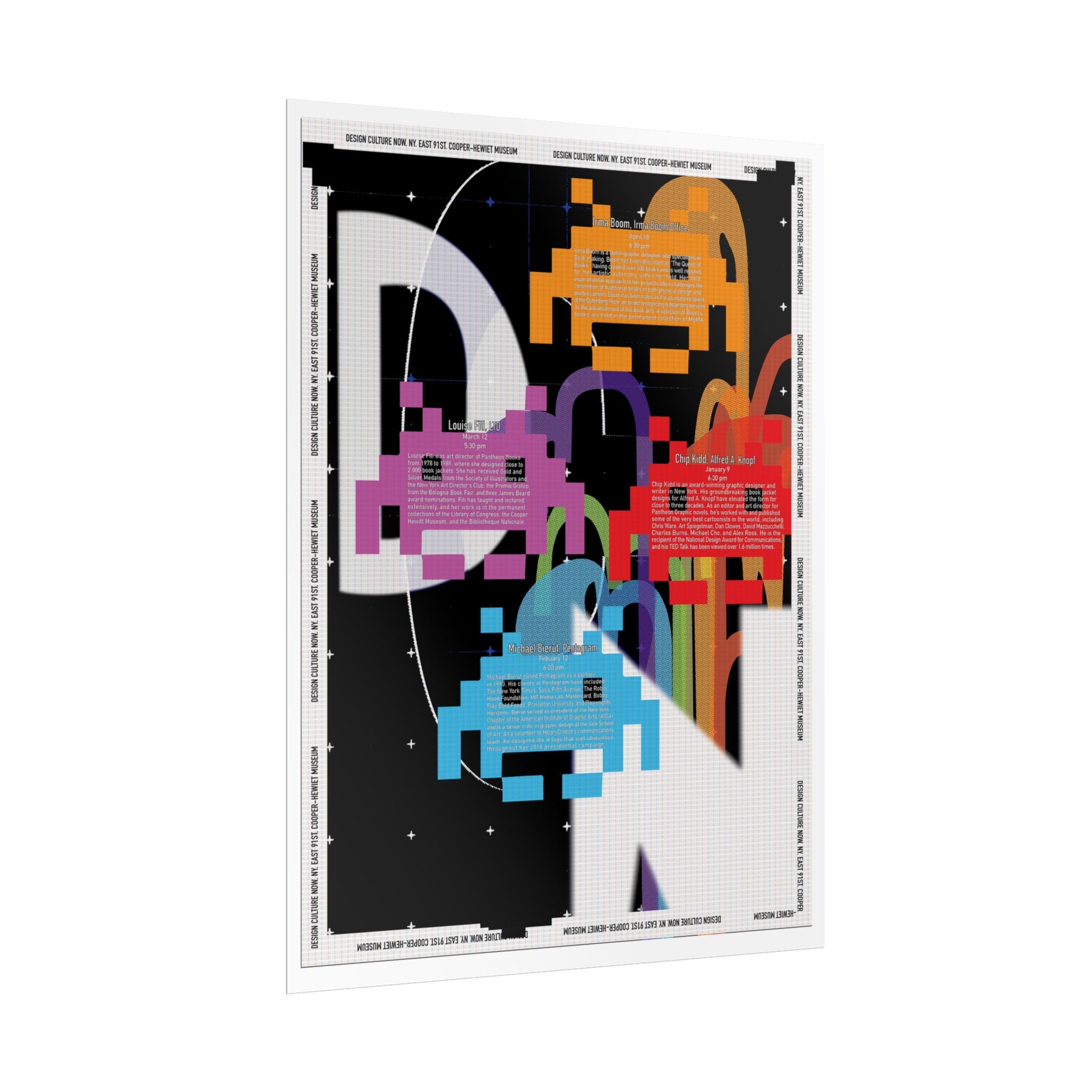 Retro Pixel Space Invaders Art Poster — Rolled Gaming Wall Print