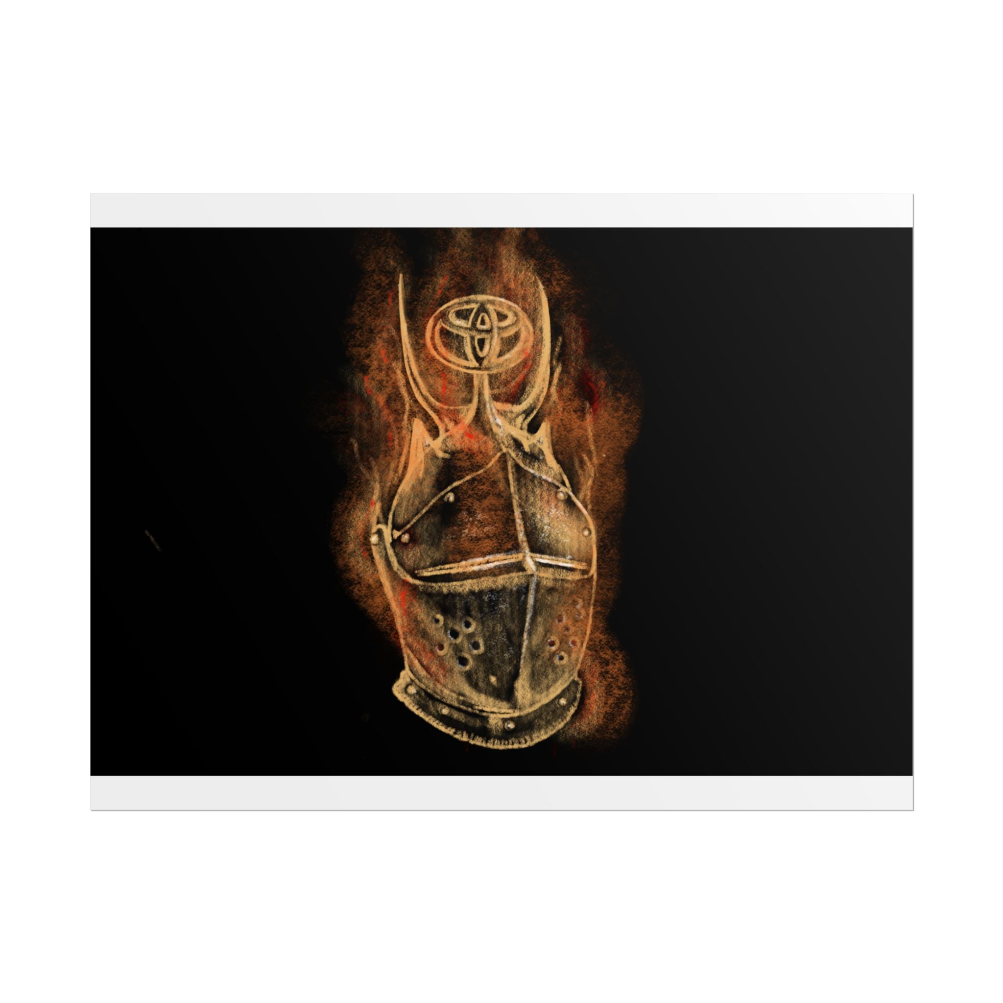 Car Dealership Gaurdian — Medieval Armor Wall Art