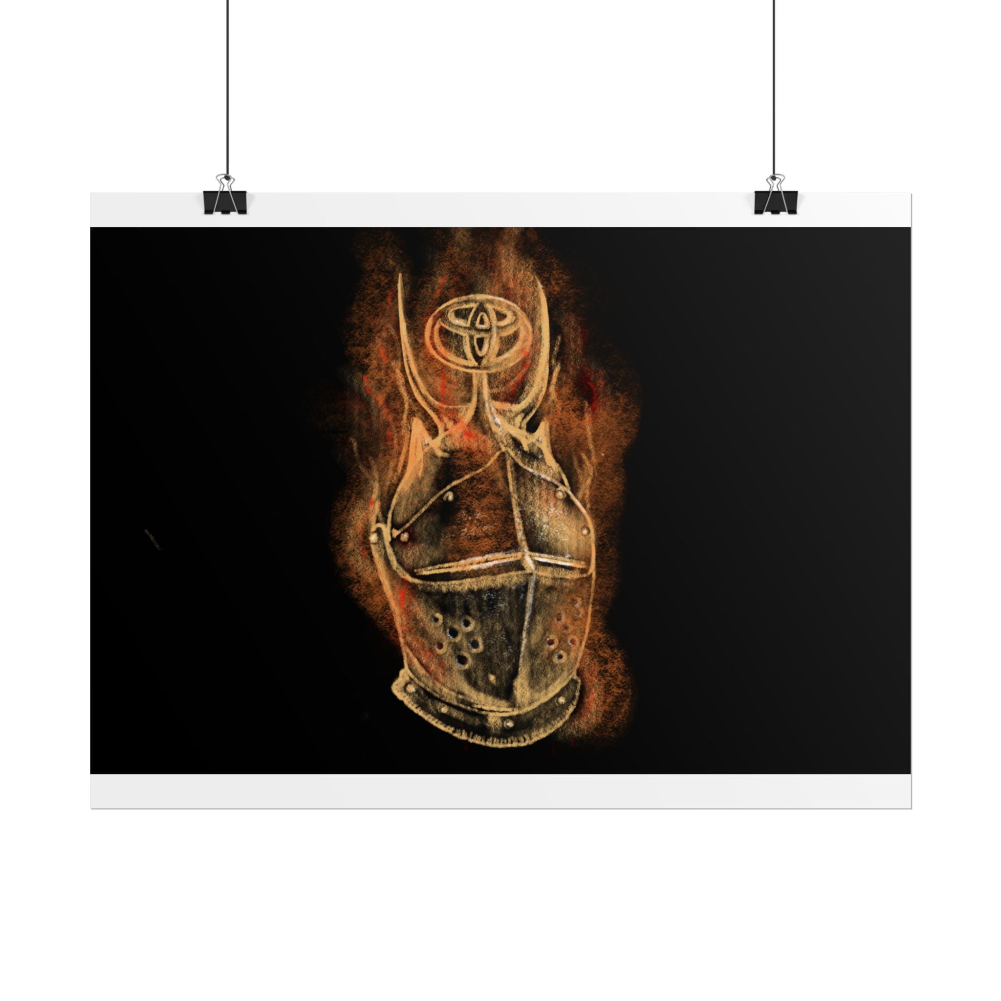 Car Dealership Gaurdian — Medieval Armor Wall Art