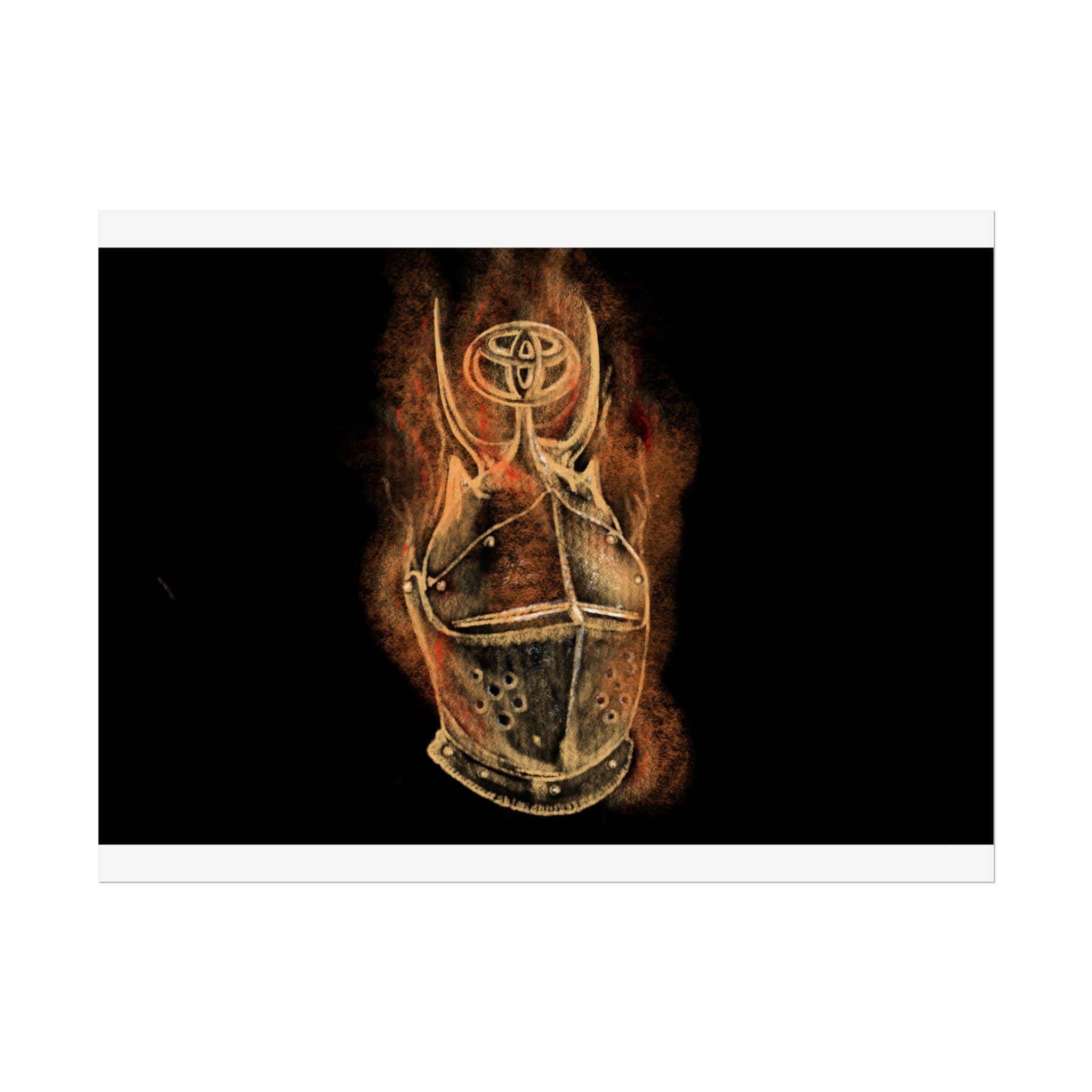 Car Dealership Gaurdian — Medieval Armor Wall Art